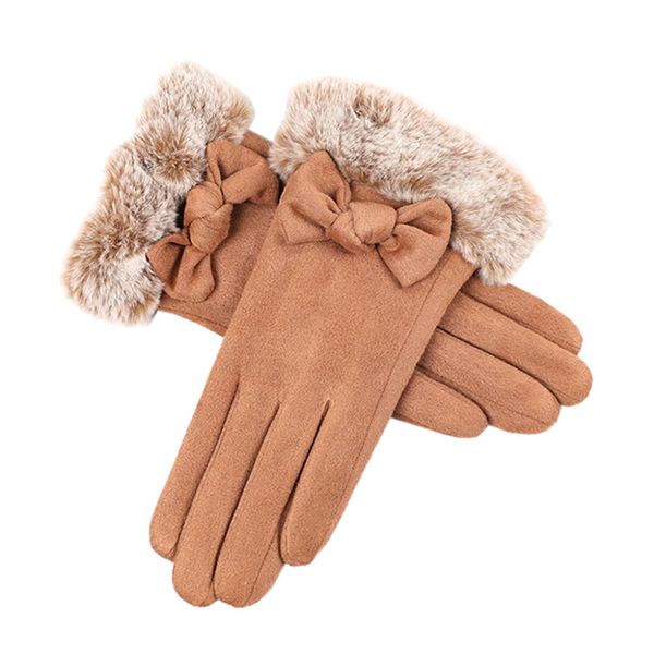 2019 women's autumn and winter warm gloves lined with bows elegant gloves warm and windproof outdoor riding sports 40m20, Black
2019 women's autumn and winter warm gloves lined with bows elegant gloves warm and windproof outdoor riding sports 40m20, Black