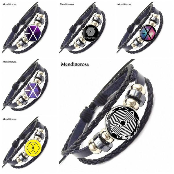 ej glaze for kids beads fashion star exo vintage cabochon colorful collar black leather bracelet bangle, Golden;silver
ej glaze for kids beads fashion star exo vintage cabochon colorful collar black leather bracelet bangle, Golden;silver