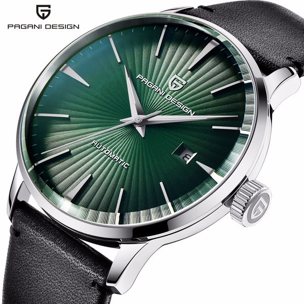 pagani design fashion sport automatic mechanical watch men genuine leather waterproof mechanical wrist watches for men clock, Slivery;brown
pagani design fashion sport automatic mechanical watch men genuine leather waterproof mechanical wrist watches for men clock, Slivery;brown