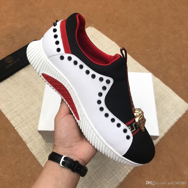 fast delivery luxury men's casual sneakers fashion design brand platform men's shoes medusa pattern lace-up lazy shoes size
fast delivery luxury men's casual sneakers fashion design brand platform men's shoes medusa pattern lace-up lazy shoes size