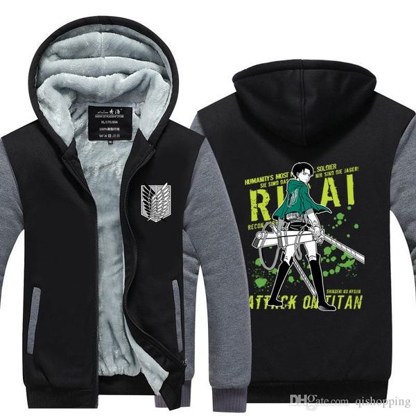 attack on titan sweatshirt cotton coat cashmere hoodie thicken fleece sweatshirt warm jacket zipper coat sport hoodie us eu size, Blue;black
attack on titan sweatshirt cotton coat cashmere hoodie thicken fleece sweatshirt warm jacket zipper coat sport hoodie us eu size, Blue;black