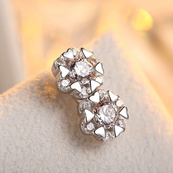 sterling silver asymmetric snowflake stud earrings korean version of the simple fashion diamond micro pave earrings drop earrings, Golden
sterling silver asymmetric snowflake stud earrings korean version of the simple fashion diamond micro pave earrings drop earrings, Golden