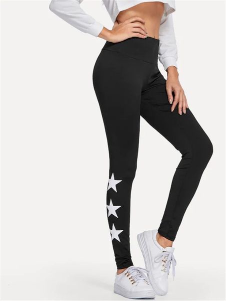 womens start print designer leggings skinny natural color leggings casual high waist leggings women clothes, Black
womens start print designer leggings skinny natural color leggings casual high waist leggings women clothes, Black