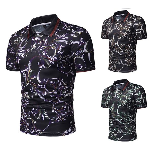 platform men's wear fashion new style fashion men europe floral print short sleeve polot t shirt, White;black
platform men's wear fashion new style fashion men europe floral print short sleeve polot t shirt, White;black