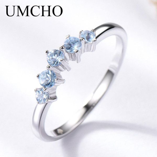 umcho genuine natural sky blue z ring for women 925 sterling silver engagement wedding stacking ring fine jewelry new gift j190611, Slivery;golden
umcho genuine natural sky blue z ring for women 925 sterling silver engagement wedding stacking ring fine jewelry new gift j190611, Slivery;golden