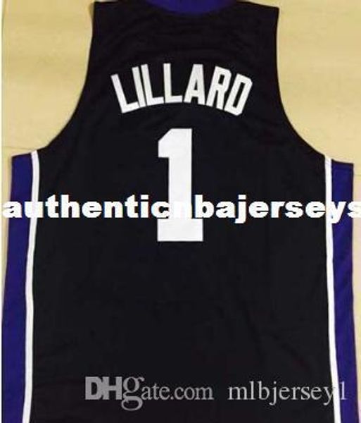 #1 damian lillard high schooljerseys throwbacks men's stitched purple black white jersey embroidery jerseys, Black;blue
#1 damian lillard high schooljerseys throwbacks men's stitched purple black white jersey embroidery jerseys, Black;blue