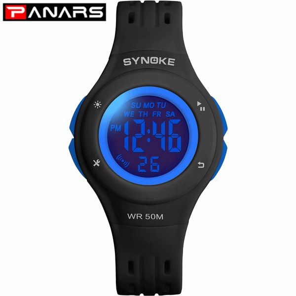 panars new arrival 5 colors led fashion watch wr50m waterproof kids wristwatch alarm clock multi-function watches for girls boys, Blue
panars new arrival 5 colors led fashion watch wr50m waterproof kids wristwatch alarm clock multi-function watches for girls boys, Blue