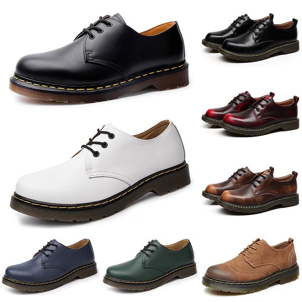 2020 new designer casual shoes men leather black white blue business fashion platform flat party mens trainers sneaker size 38-45 color9
2020 new designer casual shoes men leather black white blue business fashion platform flat party mens trainers sneaker size 38-45 color9