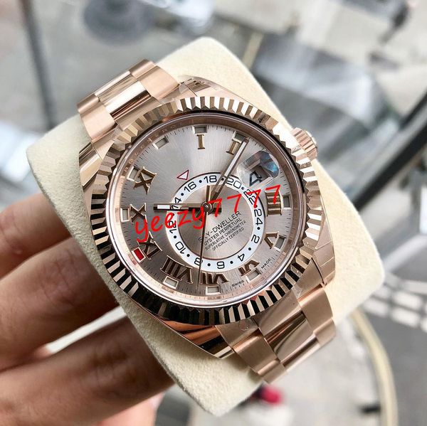 42мм мастер Sky обитатель 326935 M326935 326934 326139 розового золота Watchcase sundust циферблат автом
42мм мастер Sky обитатель 326935 M326935 326934 326139 розового золота Watchcase sundust циферблат автом