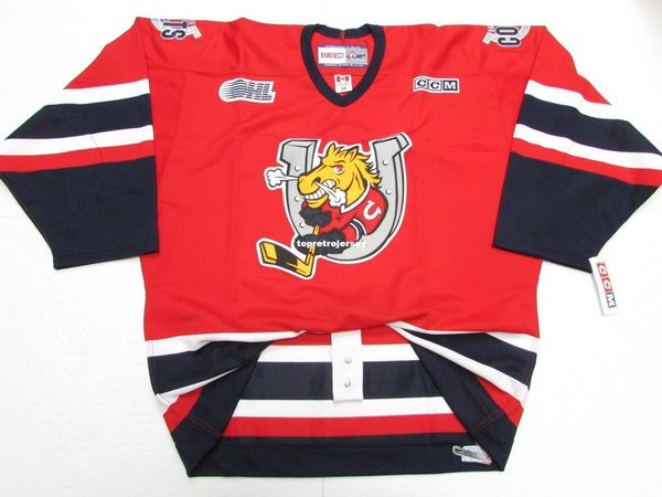 custom barrie colts ohl red pro ccm hockey jersey stitch add any number any name mens hockey jersey xs-6xl, Black;red
custom barrie colts ohl red pro ccm hockey jersey stitch add any number any name mens hockey jersey xs-6xl, Black;red