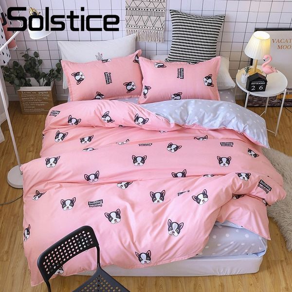 solstice home textile duvet comforter cover pillowcase flat sheet girl teen woman bedding set bull dog pink bed linen bedclothes
solstice home textile duvet comforter cover pillowcase flat sheet girl teen woman bedding set bull dog pink bed linen bedclothes