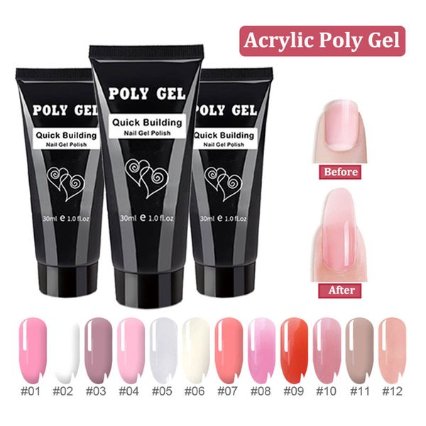 lghzlink 30ml acrylic polygel uv builder gel finger fast extension clear jelly poly gel nail extension not need nail forms, Red;pink
lghzlink 30ml acrylic polygel uv builder gel finger fast extension clear jelly poly gel nail extension not need nail forms, Red;pink