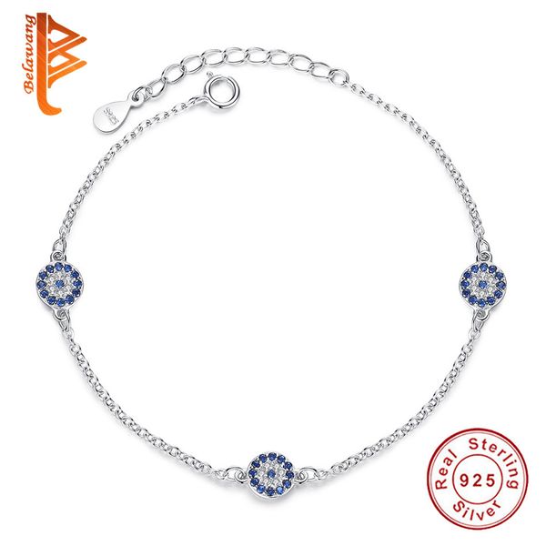 belawang genuine 100% 925 sterling silver lucky blue eyes cz crystal women link chain bracelet silver bracelet jewelry making, Golden;silver
belawang genuine 100% 925 sterling silver lucky blue eyes cz crystal women link chain bracelet silver bracelet jewelry making, Golden;silver