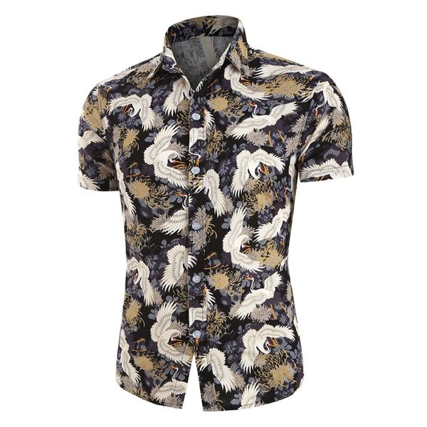 selling product in 2020 summer new men's casual short-sleeved printed shirt apel camisas para hombre men's clothing, White;black
selling product in 2020 summer new men's casual short-sleeved printed shirt apel camisas para hombre men's clothing, White;black