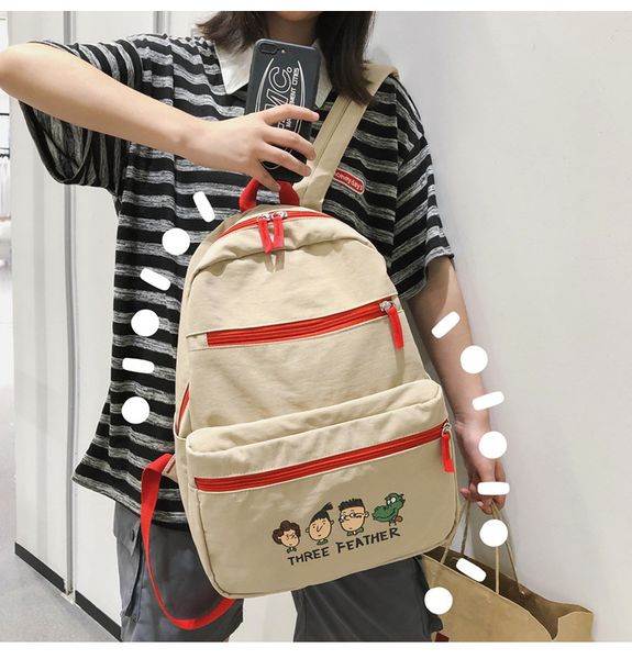 double zipper dinosaur printed backpack ins 2019 new student bag large capacity backpack
double zipper dinosaur printed backpack ins 2019 new student bag large capacity backpack