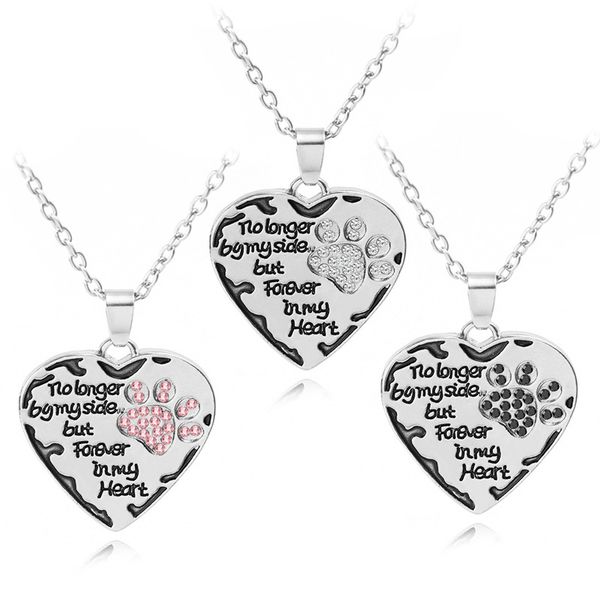 fashion heart lovers woman necklace designer no longer by my side letters mans alloy silver chain dog paw pendant south american necklaces p
fashion heart lovers woman necklace designer no longer by my side letters mans alloy silver chain dog paw pendant south american necklaces p