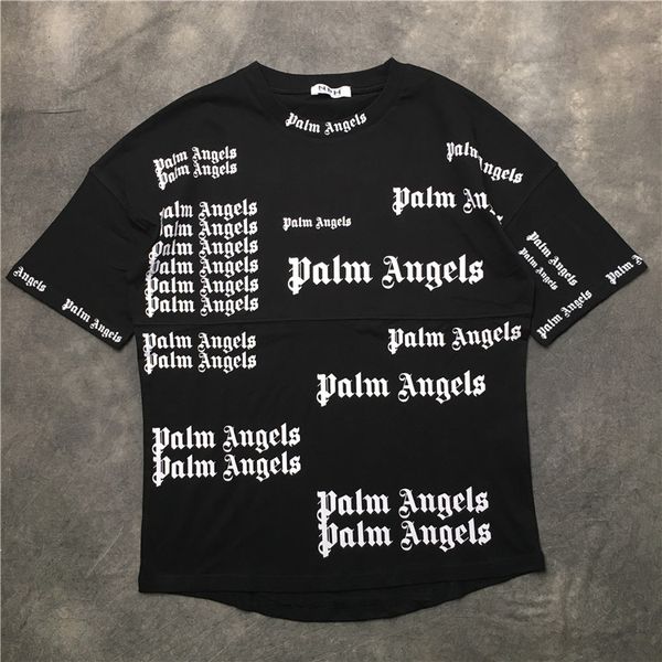 

Palm Angels футболка Вэнь лучшее качество Письмо печати топ тройники мода повседневна