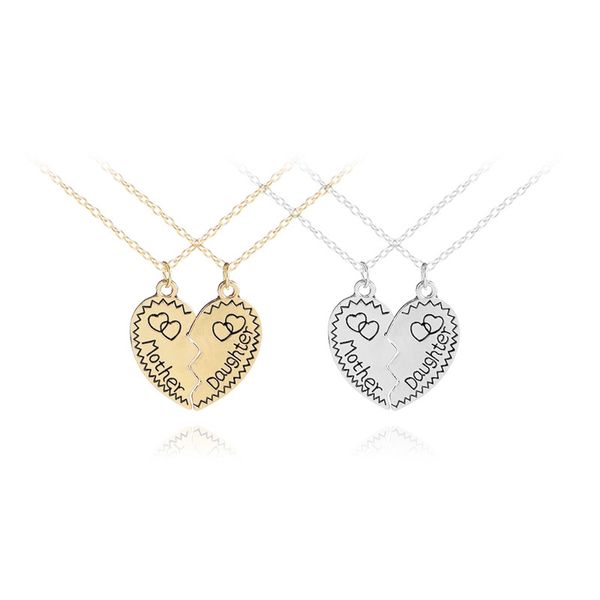 new love lettering pendant mother & daughter mother daughter necklace, Silver
new love lettering pendant mother & daughter mother daughter necklace, Silver