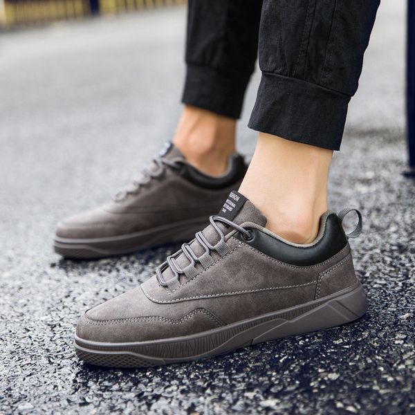 2019 spring new style versitile fashion shoes trend youth men shoes low lace-up, Black
2019 spring new style versitile fashion shoes trend youth men shoes low lace-up, Black
