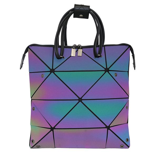 women's geometric rhombus bag folding deformation luminous portable handbag tote geometic sequins hand bag 
women's geometric rhombus bag folding deformation luminous portable handbag tote geometic sequins hand bag