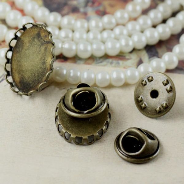 collar clip settings 13x18mm 18x25mm oval lace bezel tray pin back cabochon base accessories diy findings brooch pins for shirt, Blue;slivery
collar clip settings 13x18mm 18x25mm oval lace bezel tray pin back cabochon base accessories diy findings brooch pins for shirt, Blue;slivery
