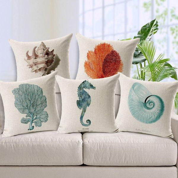 cushion cover hippocampus starfish pillows case cotton linen capa para almofadas nautical style hand painted decorative pillow cover
cushion cover hippocampus starfish pillows case cotton linen capa para almofadas nautical style hand painted decorative pillow cover