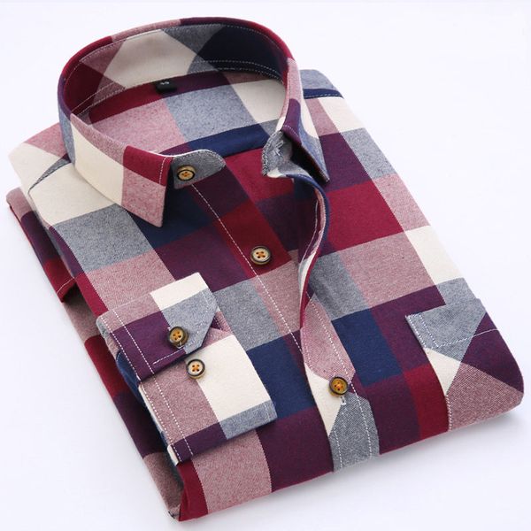 autumn men shirts 2019 long sleeve mens casual shirts cotton plaid shirt men flannel warm mens check shirt plus size slim fit, White;black
autumn men shirts 2019 long sleeve mens casual shirts cotton plaid shirt men flannel warm mens check shirt plus size slim fit, White;black