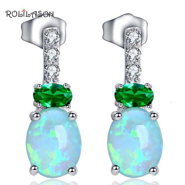 rolilason special desgin gift green fire opal silver stud earrings fashion opal jewelry for women party oe671, Golden;silver
rolilason special desgin gift green fire opal silver stud earrings fashion opal jewelry for women party oe671, Golden;silver