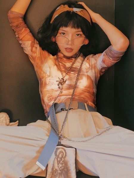 2019 new tattoo half perspective vintage тонких сексуальные футболок топы harajuku summer топ корейской camiseta mujer h827, White
2019 new tattoo half perspective vintage тонких сексуальные футболок топы harajuku summer топ корейской camiseta mujer h827, White
