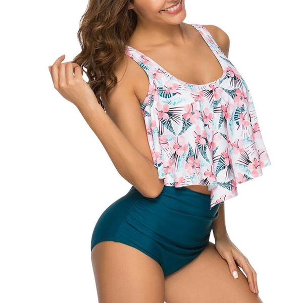 women with pants bikini suit ruffled high waist slim fit swimsuit clothing set for summer mc889
women with pants bikini suit ruffled high waist slim fit swimsuit clothing set for summer mc889