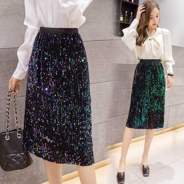 корейский эластичный пояс ретро commute высокой талией фестиваль rave outfit блеск юбки пришивания светоотражающие midi юбка женщины clothes, Black
корейский эластичный пояс ретро commute высокой талией фестиваль rave outfit блеск юбки пришивания светоотражающие midi юбка женщины clothes, Black