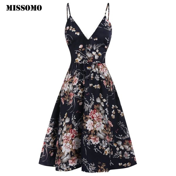 missomo boho dress women floral printed camis v-neck party dress sleeveless flower print casual mini summer dress 2019 626, Black;pink
missomo boho dress women floral printed camis v-neck party dress sleeveless flower print casual mini summer dress 2019 626, Black;pink