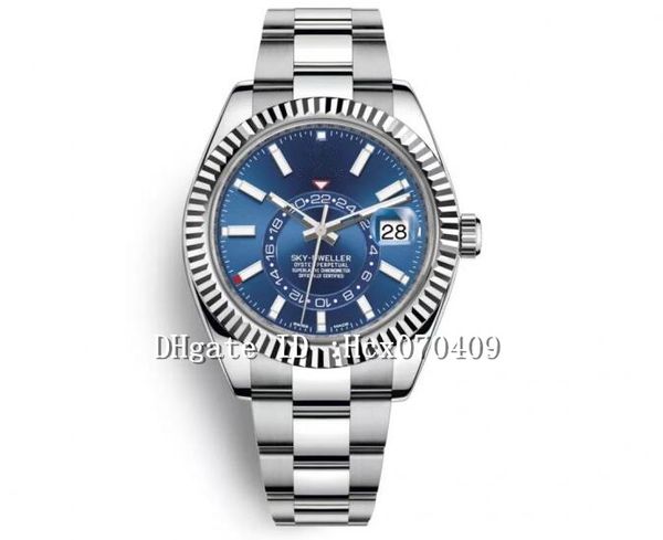 Top Quality Factory 42mm Sky-Dweller GMT Workin 326934 316L Steel Asia 2813 Movement Automatic Mens Watch Watches
Top Quality Factory 42mm Sky-Dweller GMT Workin 326934 316L Steel Asia 2813 Movement Automatic Mens Watch Watches