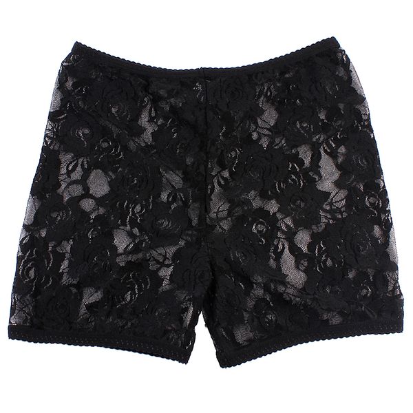 women lady lace safety under short pants elastic leggings underwear, White;black