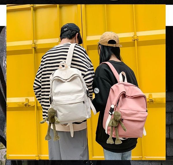 2020 new simple nylon cloth backpack couple large capacity college style leisure double backpack student school bag
2020 new simple nylon cloth backpack couple large capacity college style leisure double backpack student school bag