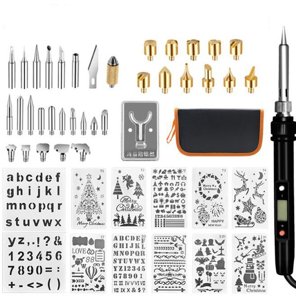 black adjustable soldering iron carving pyrography tool wood embossing burning soldering pen set welding kit
black adjustable soldering iron carving pyrography tool wood embossing burning soldering pen set welding kit