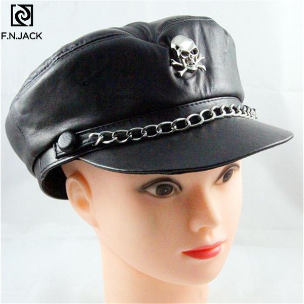 selling personality street shooting trend punk pure sheepskin ghost head accessories leather hat, Blue;gray
selling personality street shooting trend punk pure sheepskin ghost head accessories leather hat, Blue;gray