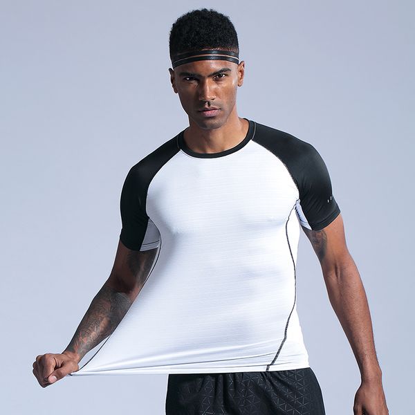 2019 men's sports training fitness men's casual short sleeve t-shirt fitness slim t-shirt sportswear, Black;blue
2019 men's sports training fitness men's casual short sleeve t-shirt fitness slim t-shirt sportswear, Black;blue