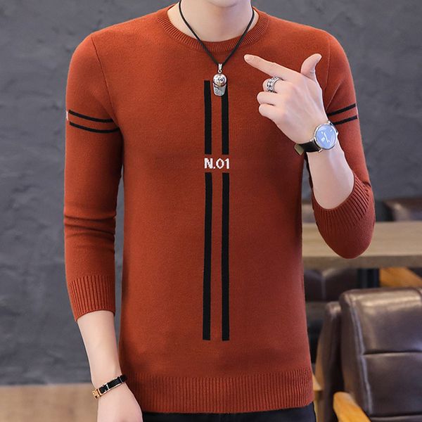 men's sweaters autumn vertical jacquard sweater knitted fashion pullover yw565, White;black
men's sweaters autumn vertical jacquard sweater knitted fashion pullover yw565, White;black