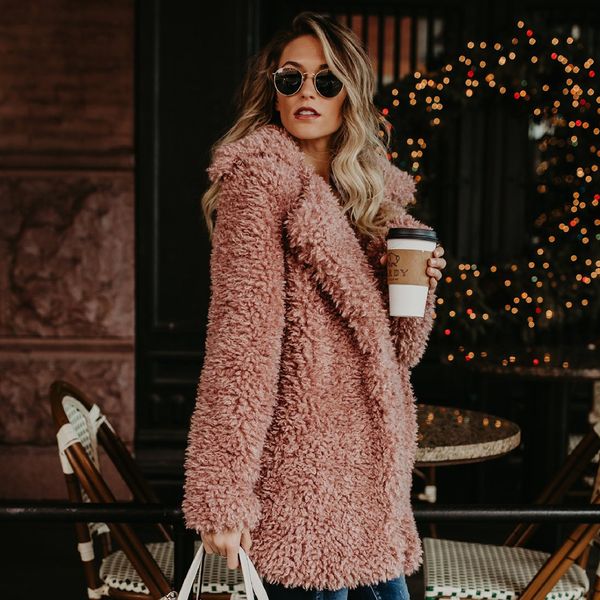 fashion-loshaka women winter jacket coat faux fur bomber jacket teddy coat trench wool pink overcoat long sleeve hooded outwear, Black
fashion-loshaka women winter jacket coat faux fur bomber jacket teddy coat trench wool pink overcoat long sleeve hooded outwear, Black