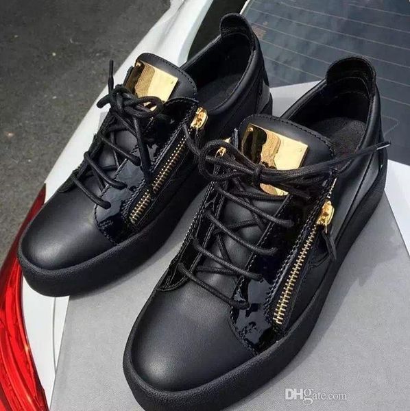 classic brand designer mens leather low sneakers speed trainer race runners superstars shoes, Black
classic brand designer mens leather low sneakers speed trainer race runners superstars shoes, Black