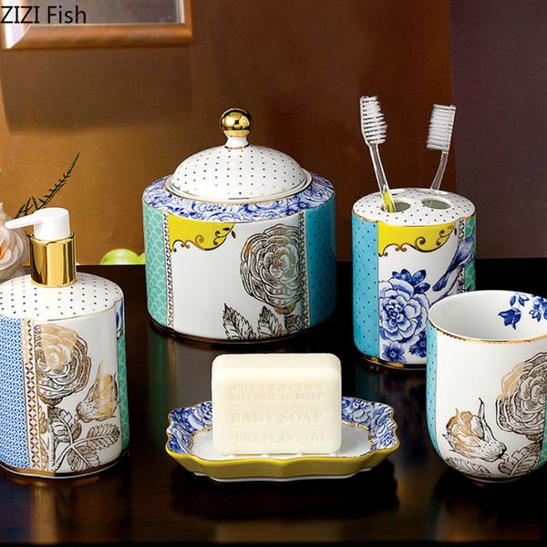 american style bathroom 5-piece wash cup cotton swab box lotion bottle toothbrush holder soap dish bathroom toiletries wash suit
american style bathroom 5-piece wash cup cotton swab box lotion bottle toothbrush holder soap dish bathroom toiletries wash suit