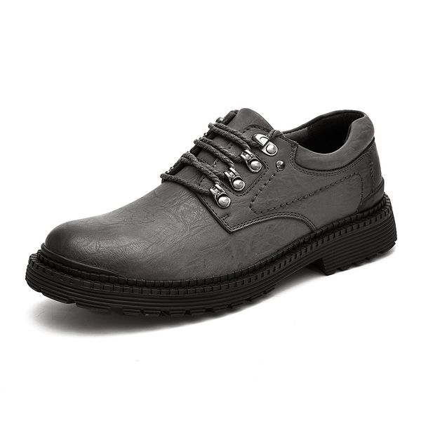 new fashion men shoes luxury classic men leather grey shoes oxfords designer waterproof work casual footwear sneakers, Black
new fashion men shoes luxury classic men leather grey shoes oxfords designer waterproof work casual footwear sneakers, Black