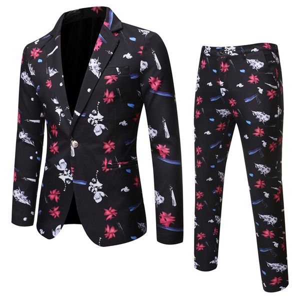 men's suit 2020 explosions fall new men's european and american letter printing slim fit suit banquet dress mens suits slim, White;black
men's suit 2020 explosions fall new men's european and american letter printing slim fit suit banquet dress mens suits slim, White;black