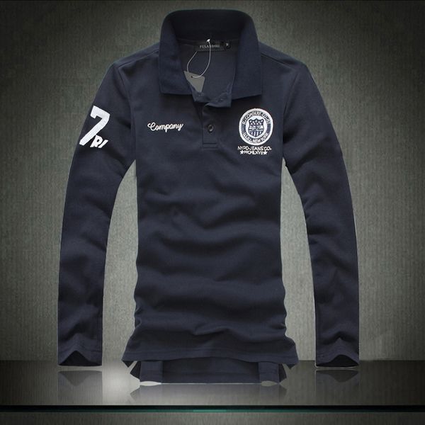 spring autumn men fashion boutique embroidery leisure long sleeve polo shirts / male cotton casual lapel large size polo shirts, White;black
spring autumn men fashion boutique embroidery leisure long sleeve polo shirts / male cotton casual lapel large size polo shirts, White;black