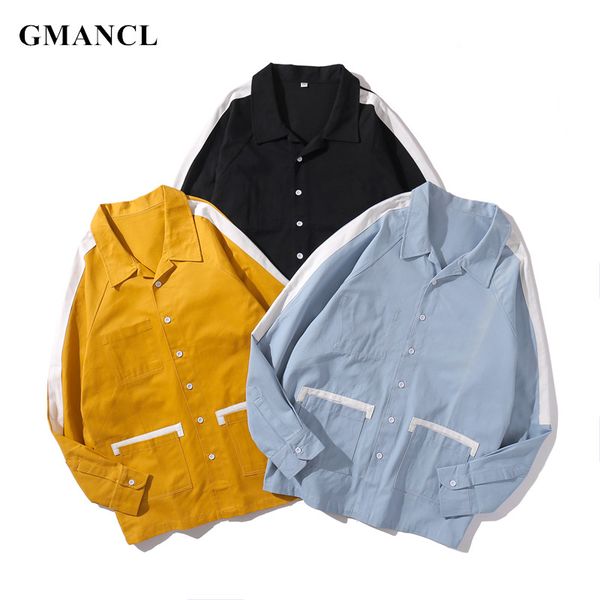 new spring autumn men streetwear simple solid color patchwork jackets oversized windbreaker hip hop casual cargo jacket coat, Black;brown
new spring autumn men streetwear simple solid color patchwork jackets oversized windbreaker hip hop casual cargo jacket coat, Black;brown