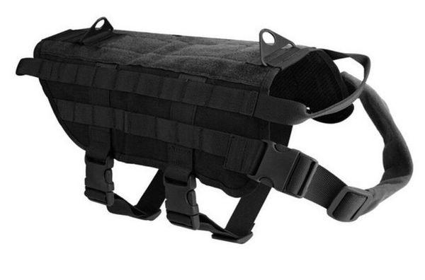 tactical k9 tactical nylon molle system dog training dog harness vest clothes outdoor protective clothing, Camo;black
tactical k9 tactical nylon molle system dog training dog harness vest clothes outdoor protective clothing, Camo;black