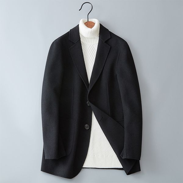 fall winter pure color men's long-sleeved woolen coats black gray wine red navy blue classic young mens slim fit long coat
fall winter pure color men's long-sleeved woolen coats black gray wine red navy blue classic young mens slim fit long coat