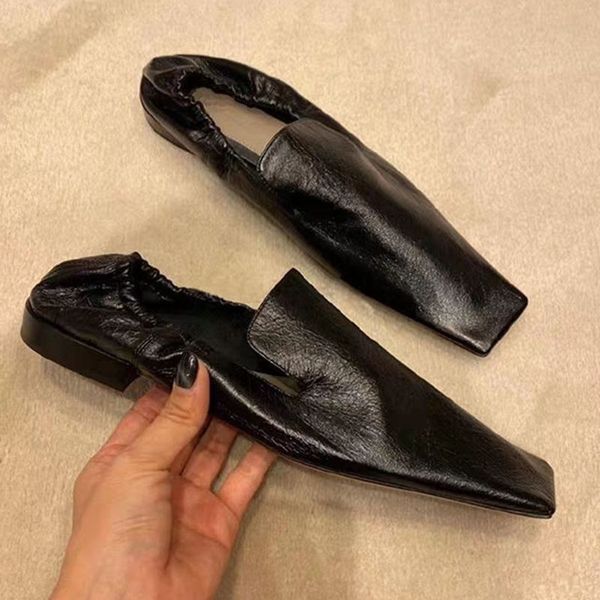 square toe flats women loafers zapatos mujer spring slip on flat shoes women soft sole casual shoes, Black
square toe flats women loafers zapatos mujer spring slip on flat shoes women soft sole casual shoes, Black