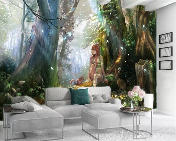 3d обои главная фантазия лес девочка и белка indoor tv фона украшения стены mural обои
3d обои главная фантазия лес девочка и белка indoor tv фона украшения стены mural обои